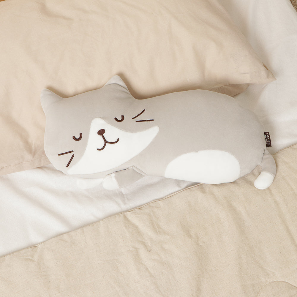 Fuku Fuku Nyankoハッチのんびりミニ抱き枕 – HAPiNS online shop