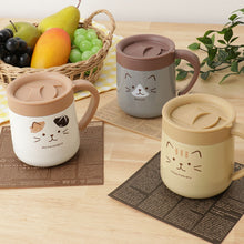 ふくふくにゃんこ フェイスステンレスマグカップ