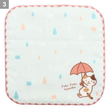 ふくふくにゃんこ ガーゼミニタオル
