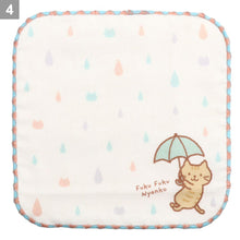 ふくふくにゃんこ ガーゼミニタオル