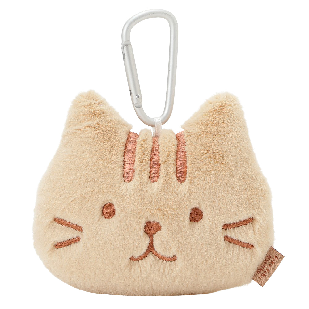 ふくふくにゃんこ ブラウンフェイスポーチ – HAPiNS online shop