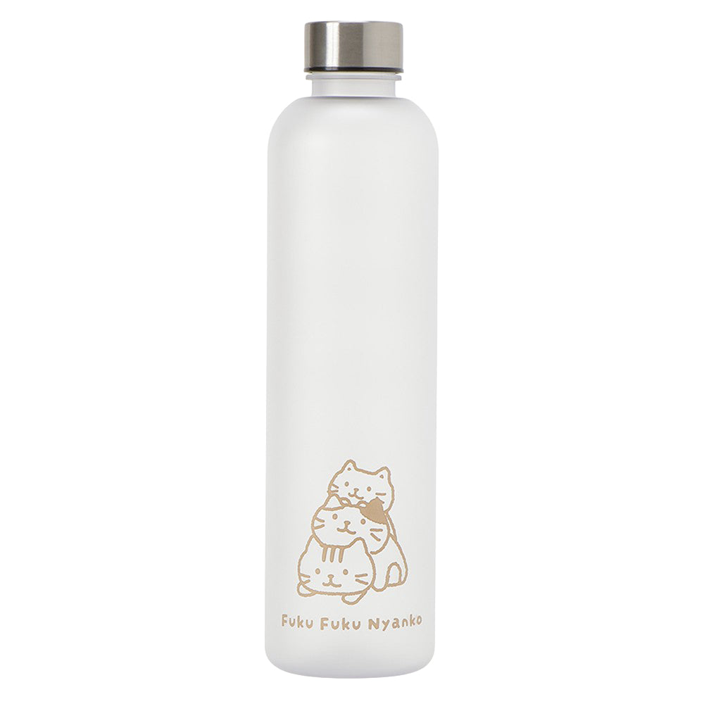 ふくふくにゃんこ　ステンレスボトル4本　クリアボトル3本　まとめ売り ふくふくにゃんこ くすみカラー ウォーター ボトル 1000ml – HAPiNS
