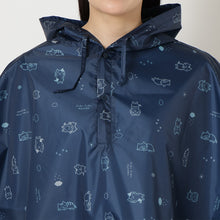  ふくふくにゃんこ レインチャリポンチョ
