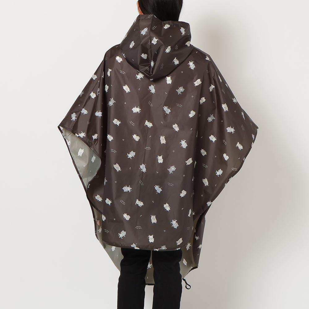 ふくふくにゃんこ レインチャリポンチョ – HAPiNS online shop