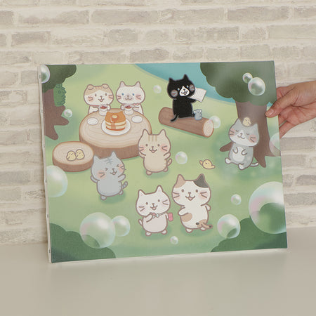 【予約】ふくふくにゃんこ キャンバスアートボード【WEB限定】【2月13日出荷予定】