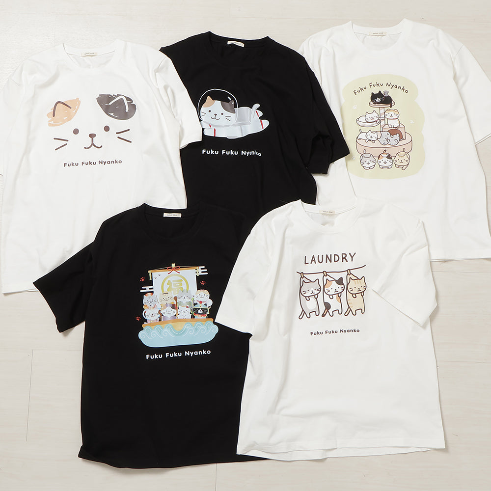 ふくふくにゃんこ ネコの日Tシャツ – HAPiNS online shop