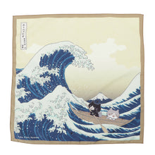  ふくふくにゃんこ 日本画風風呂敷【ガチャガチャ販売】
