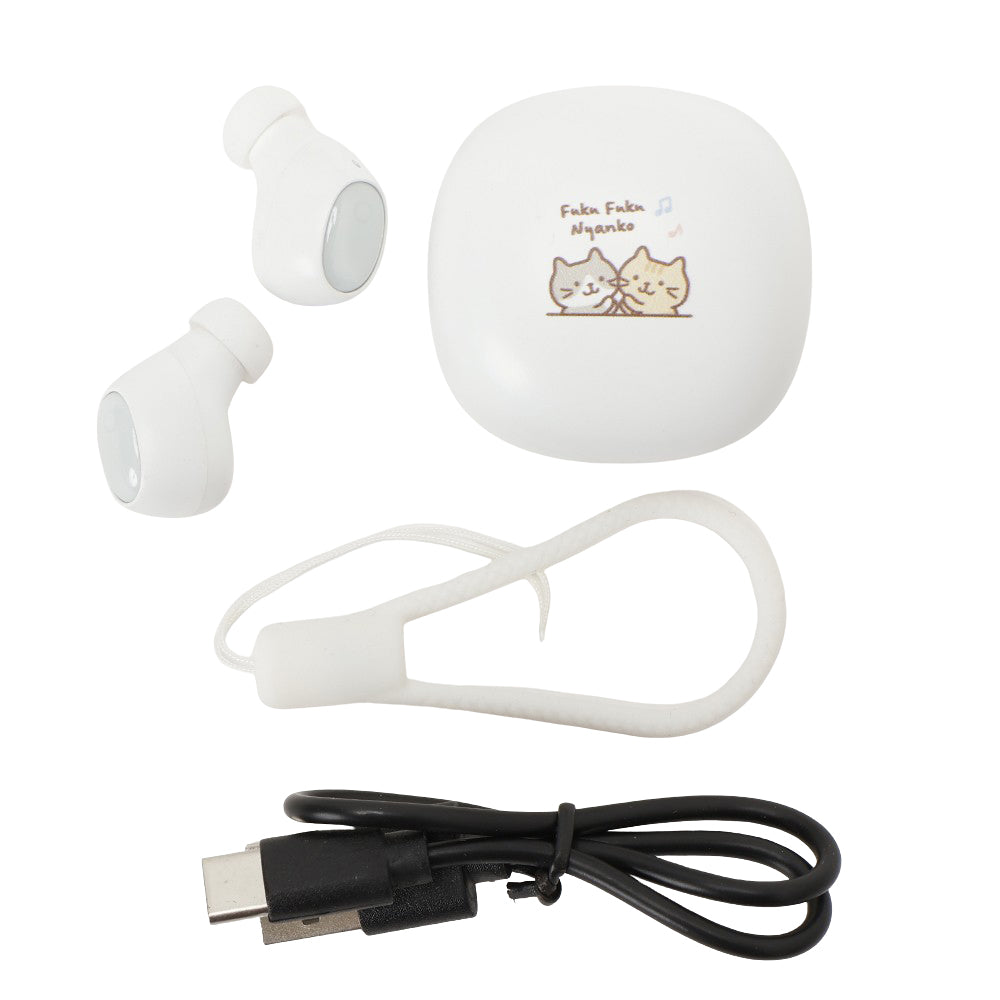 ふくふくにゃんこ ワイヤレス イヤホン ver.② – HAPiNS online shop