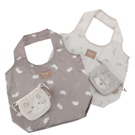 アニマル ポーチ付き保冷保温エコバッグ