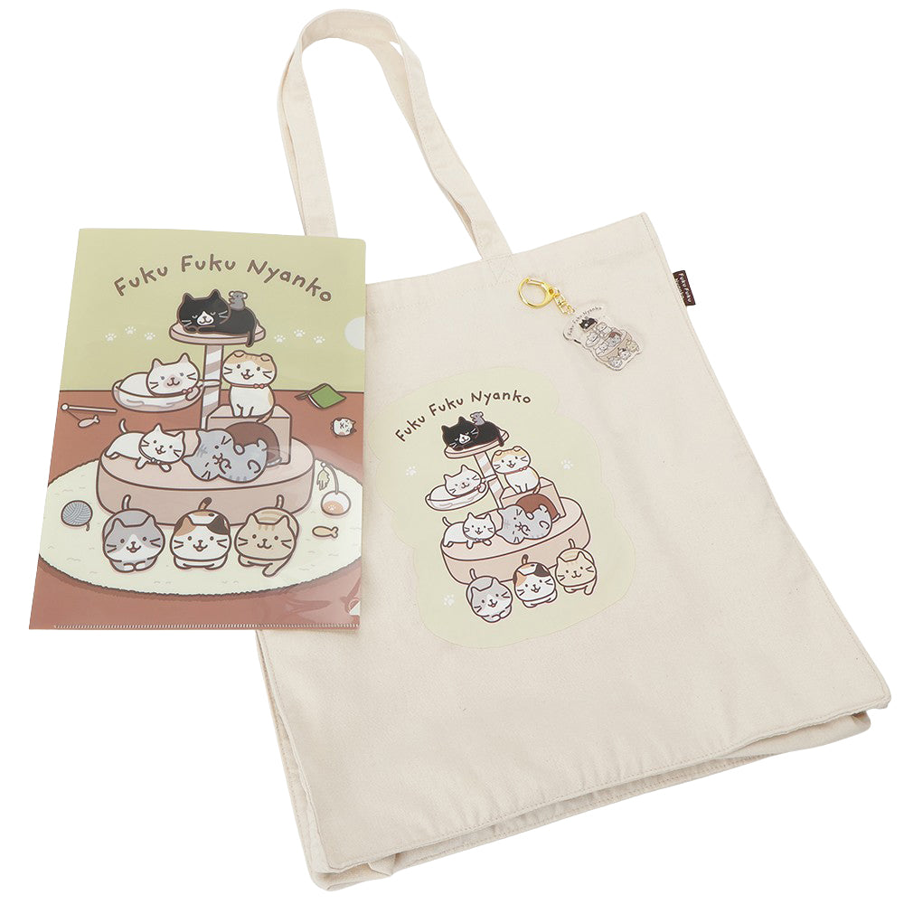 ふくふくにゃんこ キャットタワートート – HAPiNS online shop