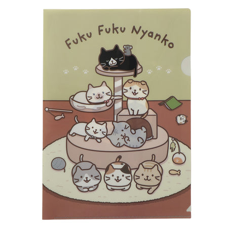 ふくふくにゃんこ キャットタワークリアファイル【WEB限定】