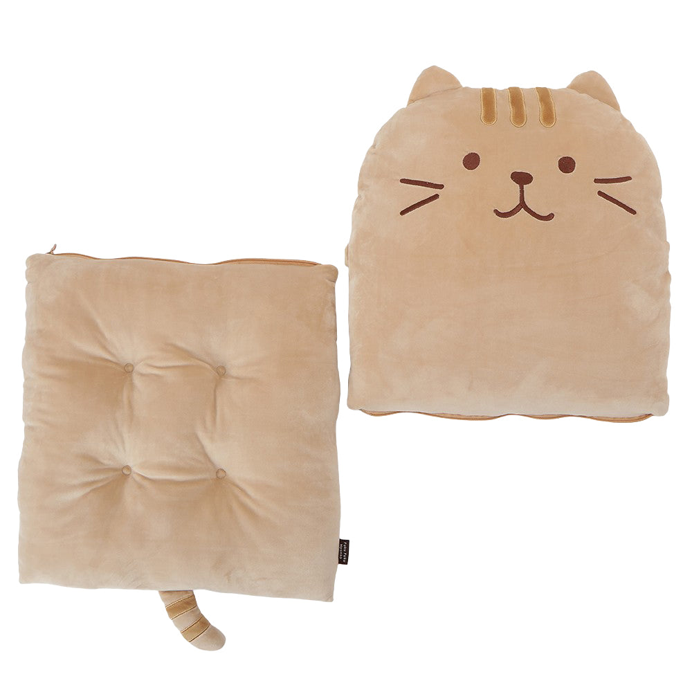 ふくふくにゃんこ すわってシートクッション2点セット【WEB限定