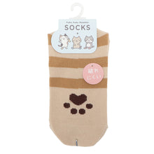  ふくふくにゃんこ にゃりきり ショート ソックス
