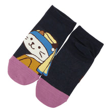  ふくふくにゃんこ 絵画 ソックス
