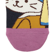  ふくふくにゃんこ 絵画 ソックス
