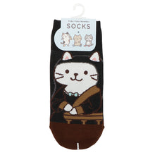  ふくふくにゃんこ 絵画 ソックス
