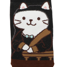  ふくふくにゃんこ 絵画 ソックス
