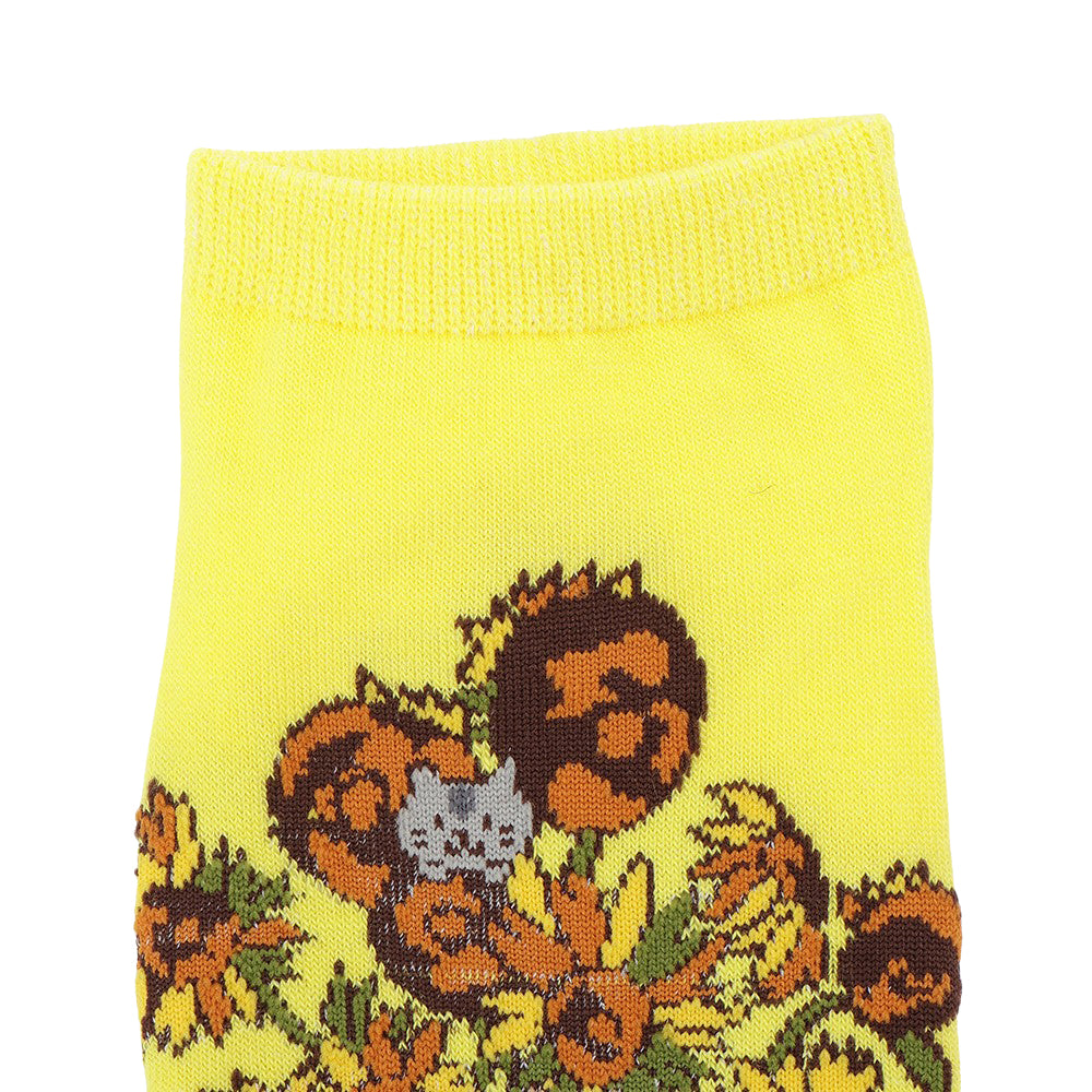 再入荷】 ふくふくにゃんこ 絵画 ソックス – HAPiNS online shop