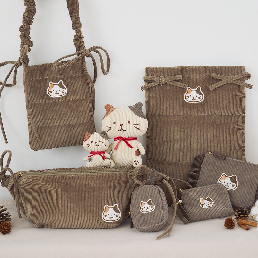 ふくふくにゃんこ コーデュロイスマホショルダー – HAPiNS online shop