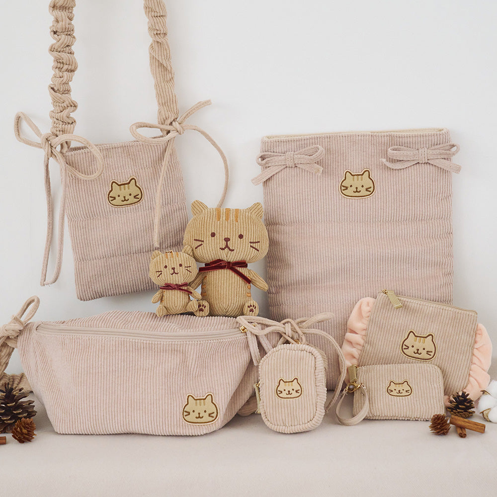 ふくふくにゃんこ コーデュロイスマホショルダー – HAPiNS online shop