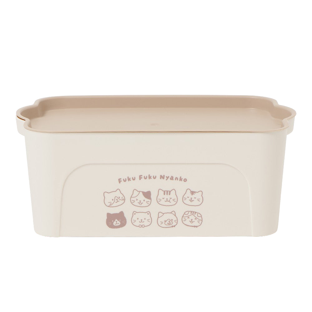 ふくふくにゃんこ コロコロフェイスPP収納ケースセット【WEB限定