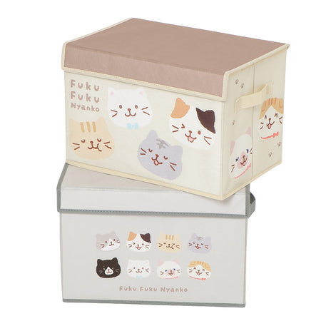 ふくふくにゃんこ コロコロフェイス不織布収納