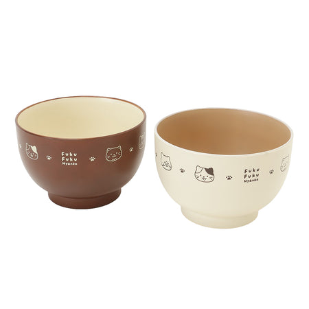 【再入荷】ふくふくにゃんこ コロコロフェイスお椀