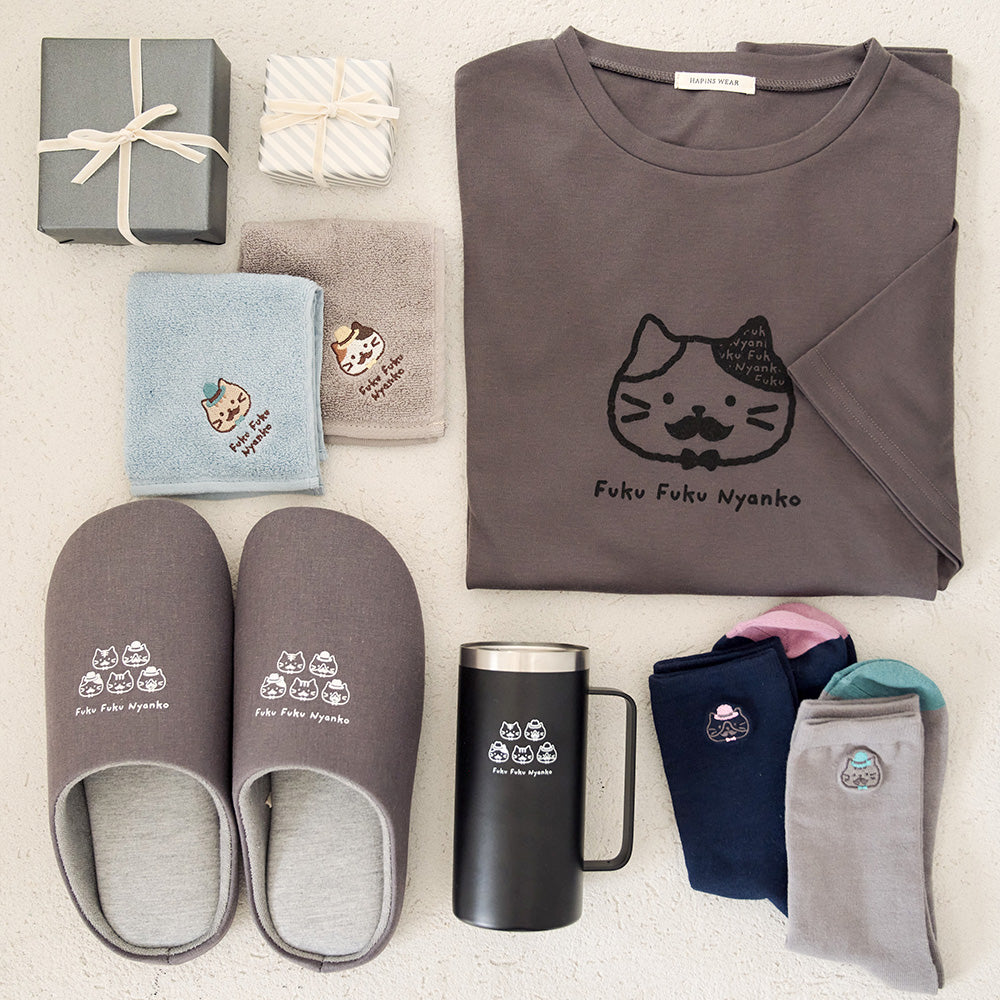 にゃんまま ふくふくにゃんこ ひげにゃんこゆるっとパジャマ – HAPiNS