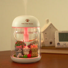  ふくふくにゃんこ パーソナル加湿器（ガーデン型）
