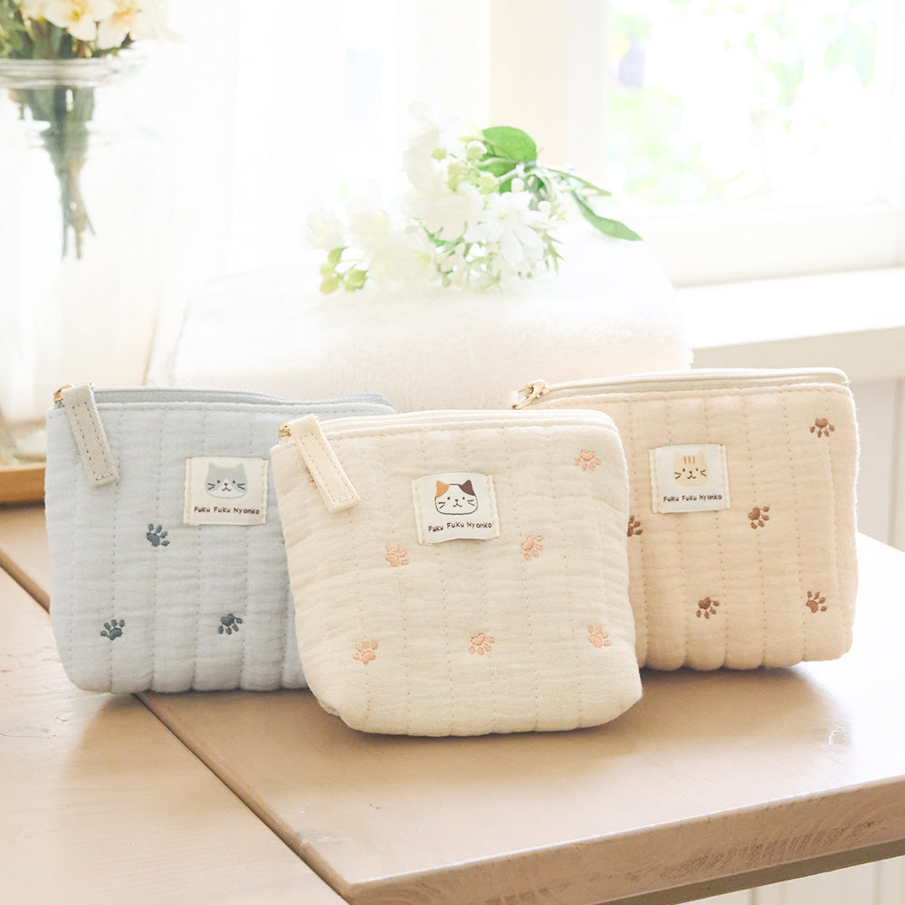 ふくふくにゃんこ コットンティッシュポーチ – HAPiNS online shop