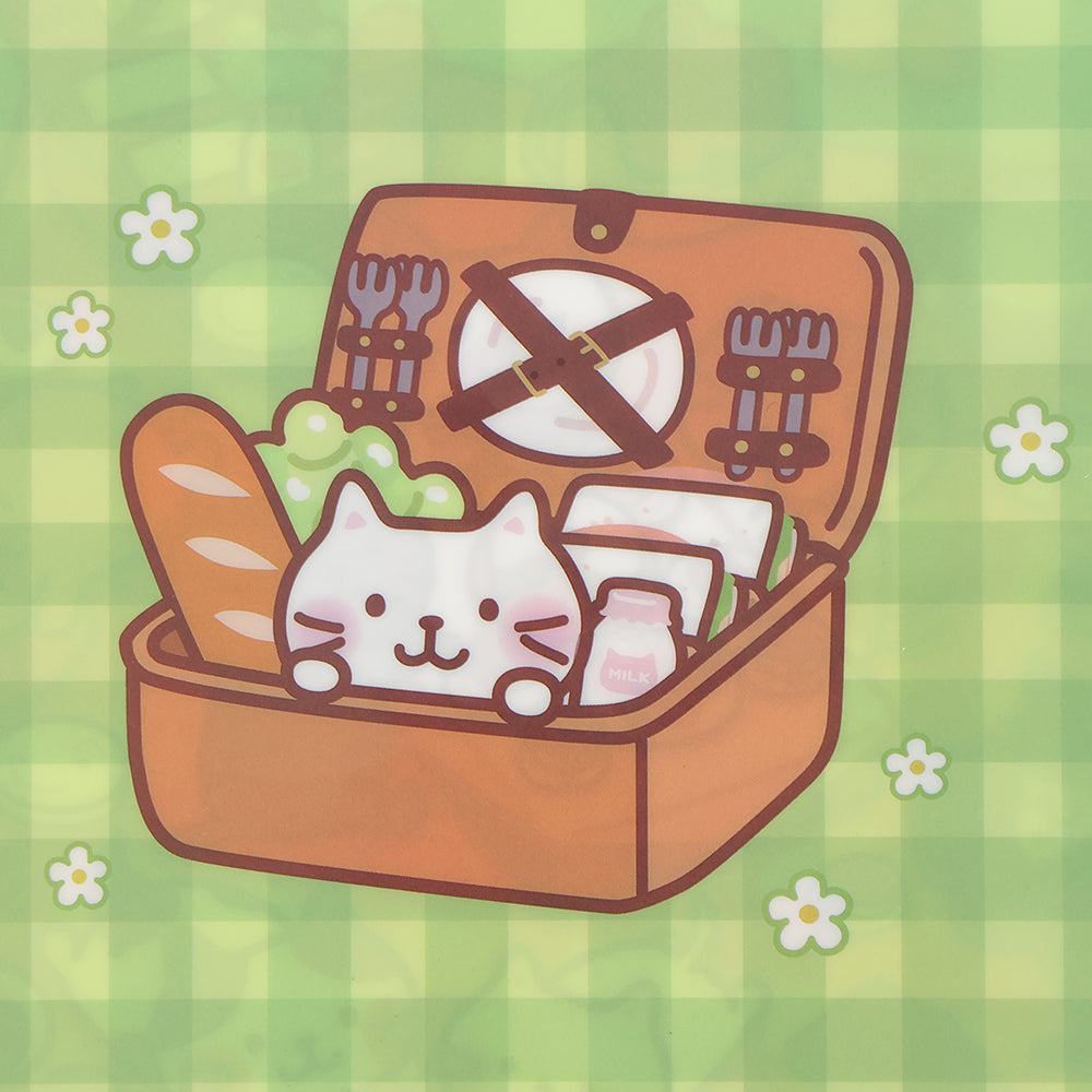 ふくふくにゃんこ ピクニッククリアファイル【WEB限定】 – HAPiNS