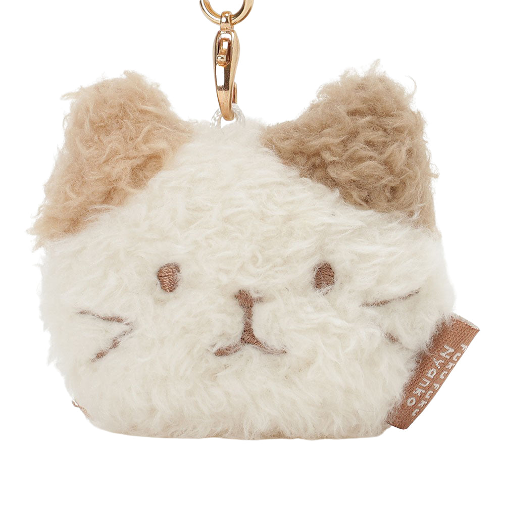 ふくふくにゃんこ ぽわぽわフェイスキーホルダー – HAPiNS