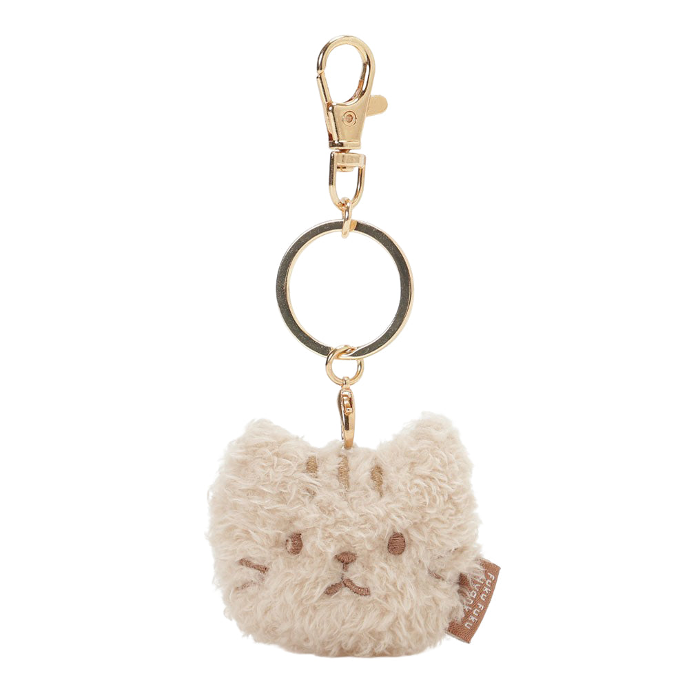 本革　ぷくっとにゃんこキーホルダー　即購入OK、匿名配送 本革 ぷくっとにゃんこキーホルダー(ももねこ) 即購入OK、匿名