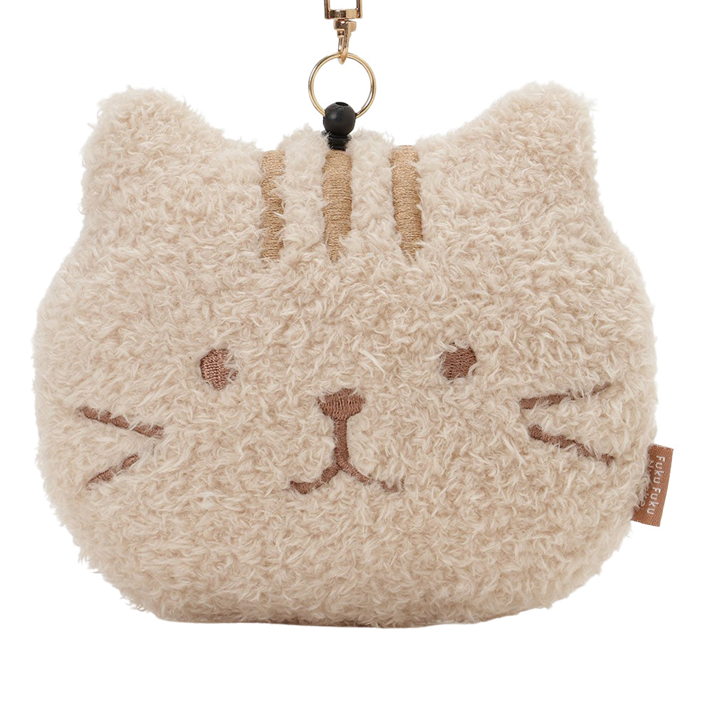 ふくふくにゃんこ ぽわぽわリール付きパスケース – HAPiNS