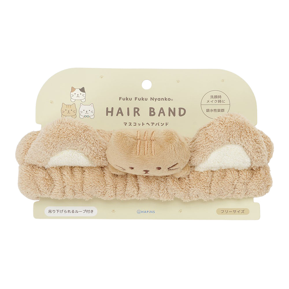 ふくふくにゃんこ  マスコットヘアバンド