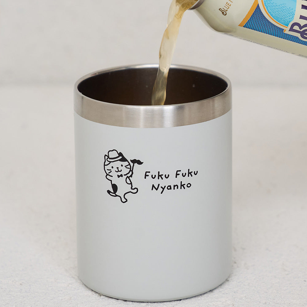 Fuku Fuku Nyankoひげにゃんこ2WAYステンレスマグ – HAPiNS