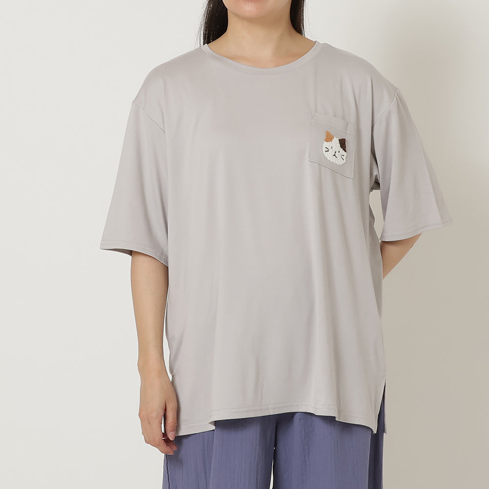 ふくふくにゃんこ とろみ冷感Ｔシャツ