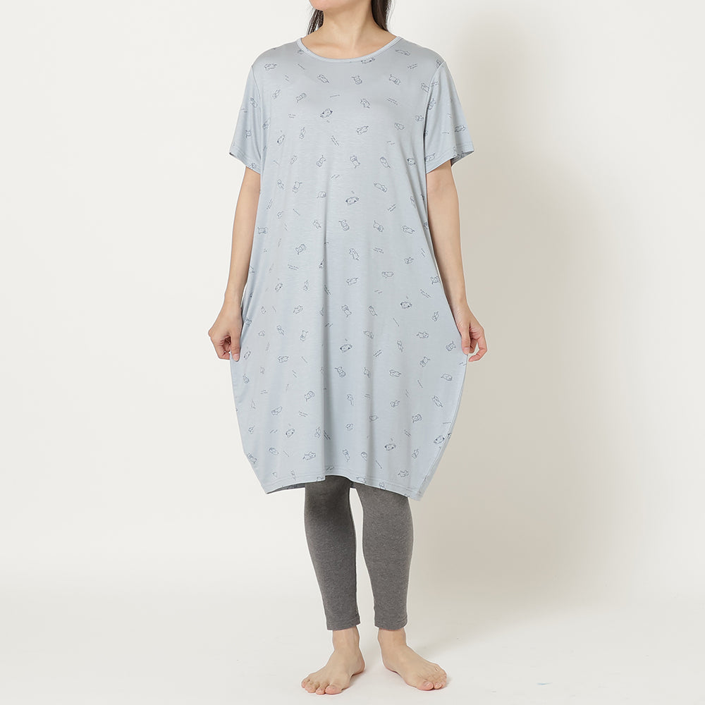 ふくふくにゃんこ ごろにゃんコクーンＴシャツ