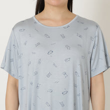  ふくふくにゃんこ ごろにゃんコクーンＴシャツ
