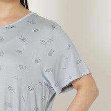  ふくふくにゃんこ ごろにゃんコクーンＴシャツ
