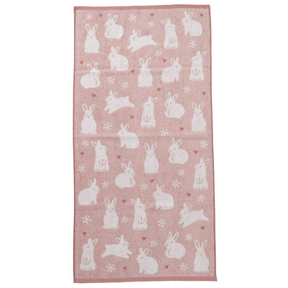 HOMY ANIMALS 無撚糸ジャガードバスタオル