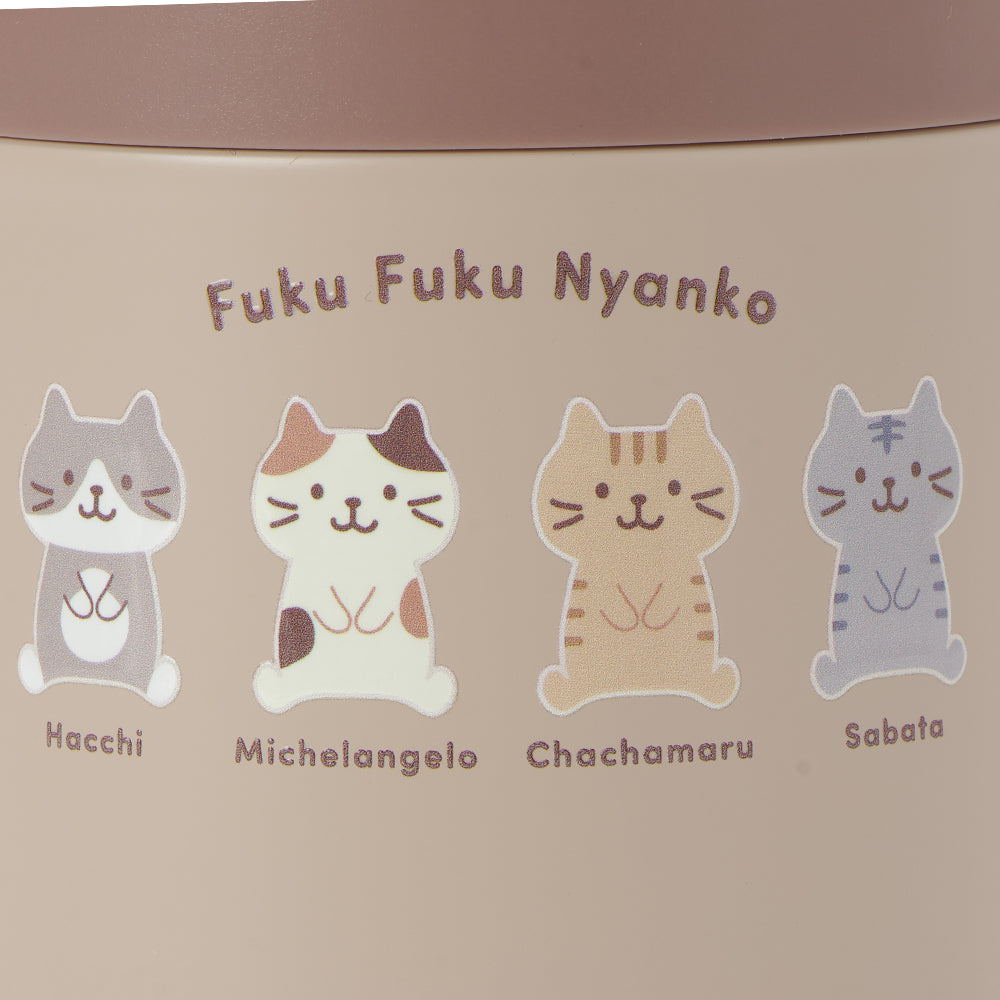 ふくふくにゃんこ ちょこんとふた付きステンレスマグ – HAPiNS
