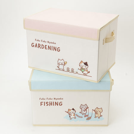 ふくふくにゃんこ ふくにゃんライフ 不織布 収納 ボックス