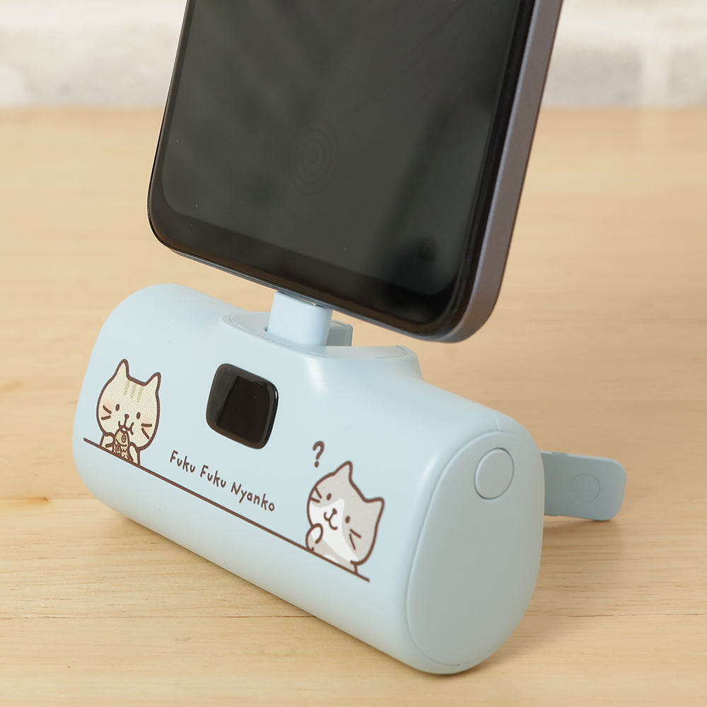 ふくふくにゃんこ タイプCモバイルバッテリー② – HAPiNS online shop