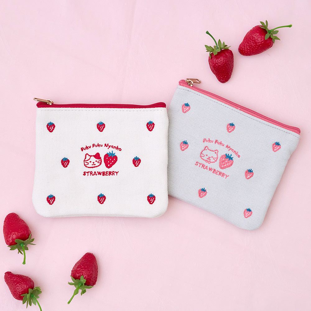 ふくふくにゃんこ いちごティッシュポーチ – HAPiNS online shop
