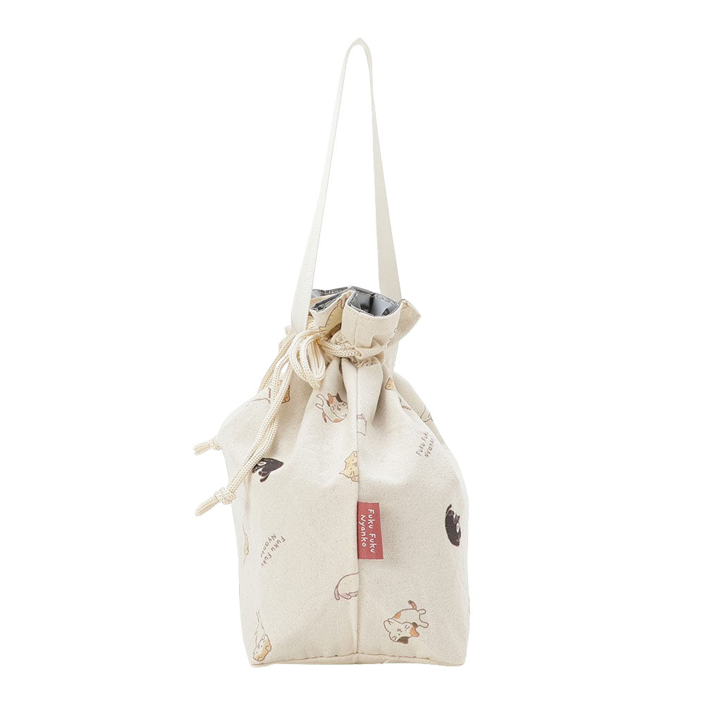 ふくふくにゃんこ ごろにゃん保冷保温ランチ巾着 – HAPiNS online shop