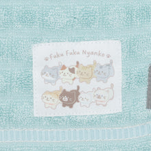  ふくふくにゃんこ みつめてフェイスタオル
