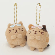 ふくふくにゃんこ 　マスコットＳキーホルダー　ひやけ