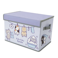  ふくふくにゃんこ 不織布収納ボックス2個セット
