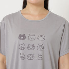  ふくふくにゃんこ コクーンTシャツ
